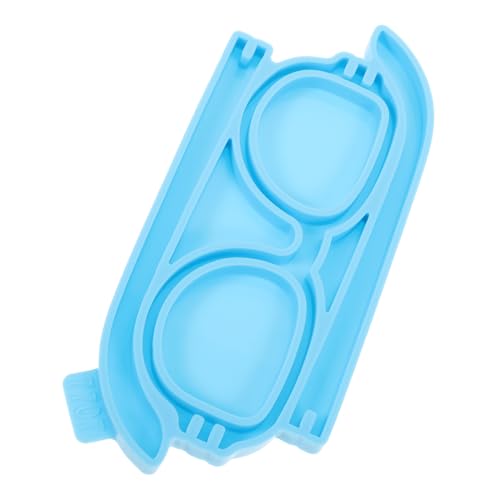 ARTIBETTER Kristall-epoxy-form Epoxid-gießform Gläser Schimmeln Gießen Groß Gussform Herstellung Auge Uv Silikonform Machen Flexible Brillenform Dekorative Brillenform Sky-blue Kieselgel von Artibetter