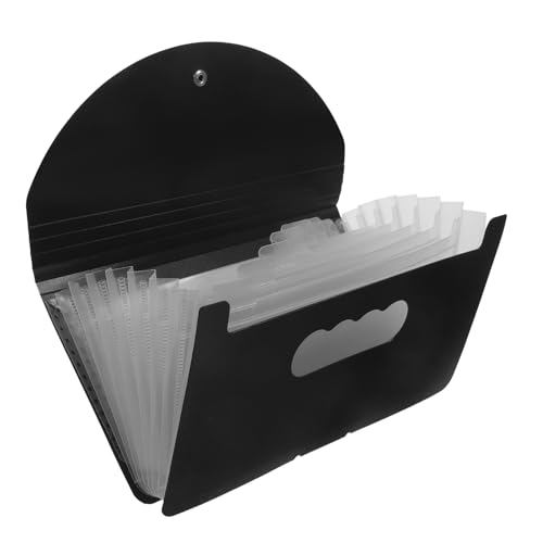 ARTIBETTER Lagiger Dokumentenordner mit Flexiblem Klappdeckel Erweiterbare Fächermappe für Büro Organisieren von und Dateien Schwarz ARTIBETTER Lagiger Dokumentenordner mit Flexiblem Klappdeckel Erweiterbare Fächermappe für Büro Organisieren von und Dateien Schwarz von Artibetter