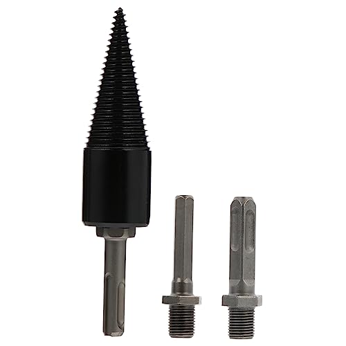 ARTIBETTER Log Splitter Drill Bit mit Kegelspaltern und Adaptergriffen Robustes Holzspalter Werkzeug für Bohrmaschine Geeignet für Kaminholz Bauernhof Camping und Verschiedene Holzarten ARTIBETTER Log Splitter Drill Bit mit Kegelspaltern und Adaptergriffen Robustes Holzspalter Werkzeug für Bohrmaschine Geeignet für Kaminholz Bauernhof Camping und Verschiedene Holzarten von Artibetter