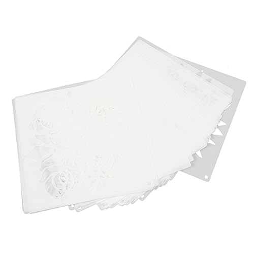 ARTIBETTER Malschablonen Teilig Langlebigem Pet Hohlgearbeitetes Design mit Schmetterlings und Blumenmotiven Wiederverwendbar für Wandgestaltung Diy Zeichnen Basteln und Dekoration von Artibetter