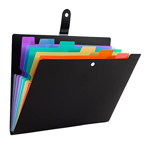 ARTIBETTER Mappe Dokumentenorganisator Dateihalter klar Dokumente Organisator erweitern Dateiorganisator falten ordner Dokumentorganisator Dokumentenhalter aus Papier Black von Artibetter
