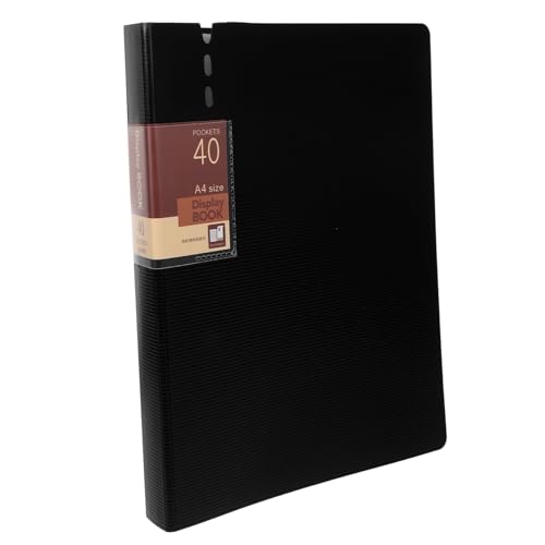 ARTIBETTER Mappe Kunststoffhüllen Für Hefter Bindeseitenschutz Binderordner Ordner-organizer Ordnerhüllen Kunststoff-portfolio Binder Kunststoffhüllen Dokumenten-organizer-folio Black Plastik von Artibetter