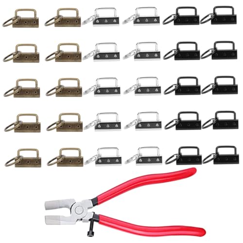 ARTIBETTER Metall Schlüsselanhänger Clips Teiliges mit Zange Stabile Armband Verschlüsse für Lederband Bandenden DIY Basteln und Schmuckherstellung Farben Verschiedene ARTIBETTER Metall Schlüsselanhänger Clips Teiliges mit Zange Stabile Armband Verschlüsse für Lederband Bandenden DIY Basteln und Schmuckherstellung Farben Verschiedene von Artibetter