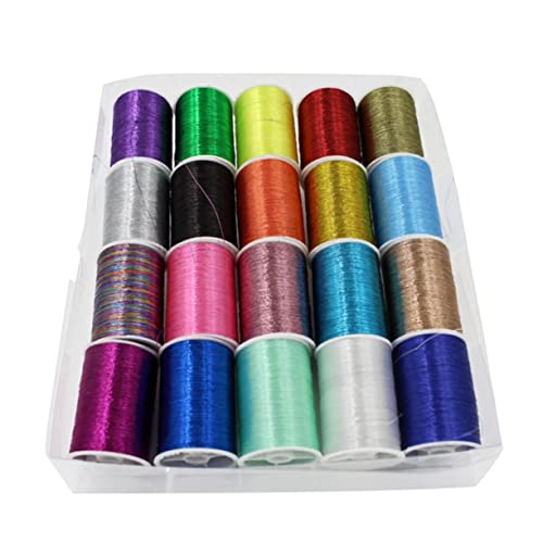 ARTIBETTER Metallisches Stickgarn Set für Diy Nähprojekte Farbiges Garn für Hand und Maschinenstickerei für Kreuzstich Quilten und Bastelarbeiten ARTIBETTER Metallisches Stickgarn Set für Diy Nähprojekte Farbiges Garn für Hand und Maschinenstickerei für Kreuzstich Quilten und Bastelarbeiten von Artibetter