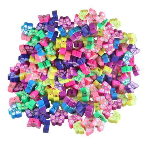 ARTIBETTER Mischfarben Schmetterlings Design Perlen für DIY Schmuckherstellung Packung Bastelmaterialien für Erwachsene Armbänder und Dekoration von Artibetter