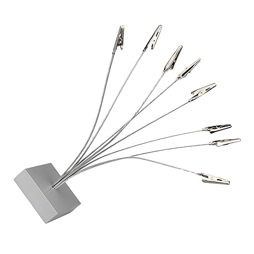 ARTIBETTER Multi Head Notizhalter aus Metall Silberner Foto Anzeige Clip für Bürobedarf und Dekoration Visitenkarten Fotos Notizen und Kreative Projekte von Artibetter