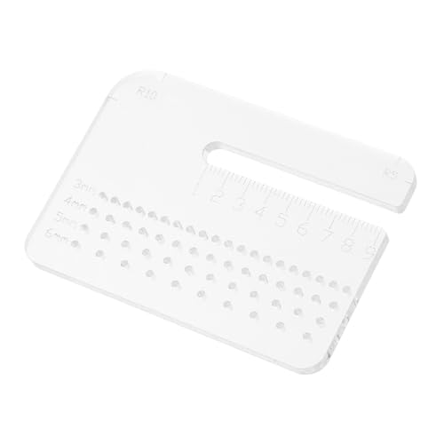 ARTIBETTER Multifunktionale Gürtellocher Platte Stanzhilfe für Lederhandwerk Transparentes Werkzeug zur Unterstützung Beim Lochen für DIY Projekte ARTIBETTER Multifunktionale Gürtellocher Platte Stanzhilfe für Lederhandwerk Transparentes Werkzeug zur Unterstützung Beim Lochen für DIY Projekte von Artibetter