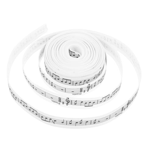 ARTIBETTER Musikband dekoratives Band Packband vorhanden Verzierungen für das Handwerk Feiertagsbänder Musiknotenbänder Blumenband Verpackungsband für DIY-Bänder Bauernband Polyester ARTIBETTER Musikband dekoratives Band Packband vorhanden Verzierungen für das Handwerk Feiertagsbänder Musiknotenbänder Blumenband Verpackungsband für DIY-Bänder Bauernband Polyester von Artibetter
