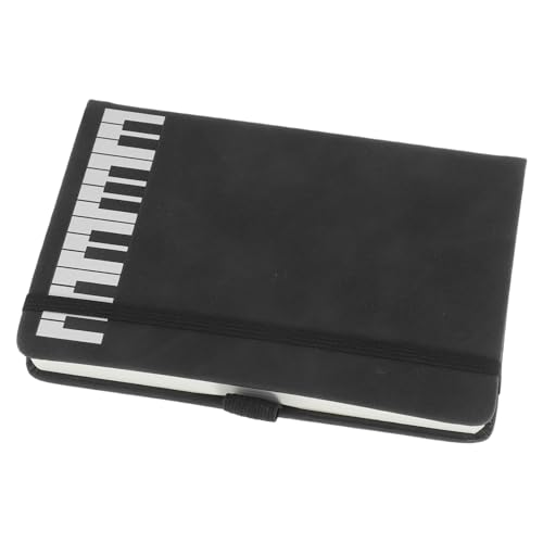 ARTIBETTER Musiknotizbuch Weihnachtstaschennotizbuch Notizbuch Für Musikkomposition Weihnachtsnotizblöcke Notizpolster Notizblöcke Für Frauen Weihnachts-notizblöcke Papier Black von Artibetter