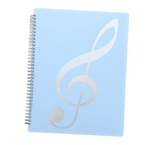 ARTIBETTER Musikordner verbindlicher Notenordner A4 Testpapierordner Klavierpartitur Ordner Organizer für Musikdokumente Aktenordner a4-Dateiordner Dokumentinhaber pp Blue von Artibetter