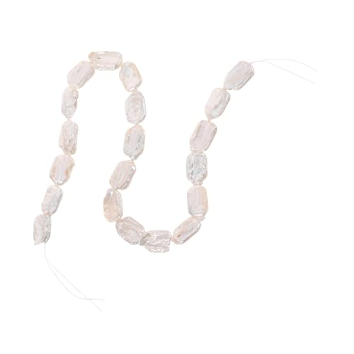 ARTIBETTER Natürliche Süßwasser Perlen Barock Design Unregelmäßige Flache Perlen für DIY Schmuckherstellung Wie Ohrringe Halsketten Armbänder Einzelperlen ARTIBETTER Natürliche Süßwasser Perlen Barock Design Unregelmäßige Flache Perlen für DIY Schmuckherstellung Wie Ohrringe Halsketten Armbänder Einzelperlen von Artibetter