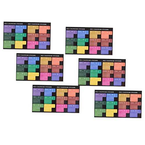 ARTIBETTER Notizblock Monats Index Aufkleber Praktische Markierungssticker Verschiedene Farben für Studierende Bürobedarf und Planung Selbstklebend für Effiziente Organisation und von Artibetter