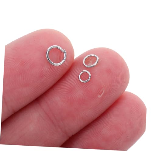 ARTIBETTER Öffnungsanschlussring Teile Zur Schmuckherstellung Schlüsselanhänger Biegeringe Ohrring -erkenntnisse Sprungringe Für Schmuck Runde Verbindungsringe Schmuckteile Silber Metall ARTIBETTER Öffnungsanschlussring Teile Zur Schmuckherstellung Schlüsselanhänger Biegeringe Ohrring -erkenntnisse Sprungringe Für Schmuck Runde Verbindungsringe Schmuckteile Silber Metall von Artibetter