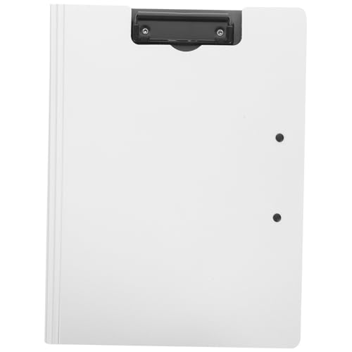 ARTIBETTER Ordnerbrett klemmbrett aktenordner Office-Dokumentenclip Ordner Zwischenablage Aktentafel-Clip Datei Zwischenablage Clipboard-Ordner Konferenz-Schreibtafel Clips Clips Plastik Weiß von Artibetter