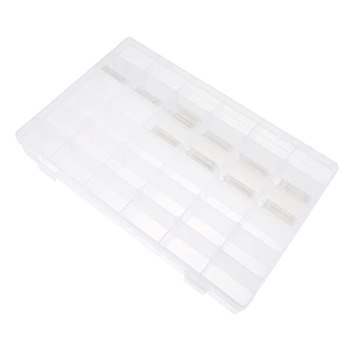 ARTIBETTER Organizer Box für Stickgarn mit Fächern und Spulenwinder für Diy Projekte und Bastelarbeiten zur Aufbewahrung von Stickmaterialien und Zubehör von Artibetter
