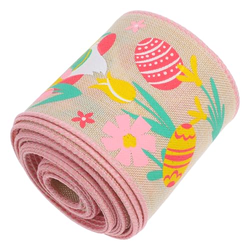 ARTIBETTER Osterband Dünnes Band Für Ornamente Osterkörbchenbänder Fröhliche Osterbänder Drahtband Zum Verpacken Von Geschenken Urlaubsband Osterhasenband Mit Drahtrand Ostervorräte Polyester ARTIBETTER Osterband Dünnes Band Für Ornamente Osterkörbchenbänder Fröhliche Osterbänder Drahtband Zum Verpacken Von Geschenken Urlaubsband Osterhasenband Mit Drahtrand Ostervorräte Polyester von Artibetter