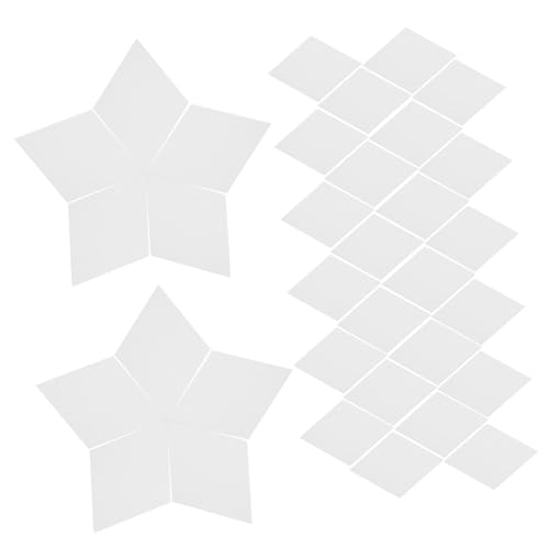 ARTIBETTER Patchwork-Papiervorlage Quilten Schnittmusterpapier Musterpapier zum Nähen Quilt-Vorlagen grundlagenpapier zusammensetzpapier zum steppen Hexagon-Quiltvorlagen Weiß von Artibetter