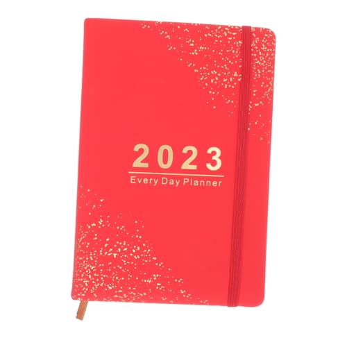 ARTIBETTER Planplan Notizblock Monatsplaner tragbare Planerbücher Täglicher Planer Lehrerplaner Planenplaner Planer süß Notebook -Planer Organisator Buch täglicher Arbeitsplaner Papier rot von Artibetter