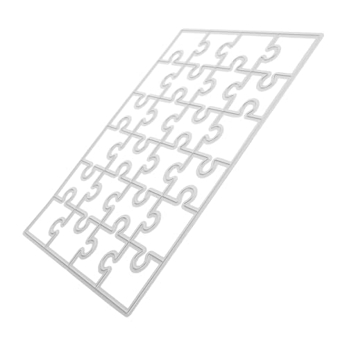 ARTIBETTER Puzzle Form Aus Kohlenstoffstahl Metall Stanzformen Metall Schablonen Vorlage Für Albumkarten Puzzle Rechteckiger Rahmen Stanzform Rechteckiger Metallrahmen von Artibetter