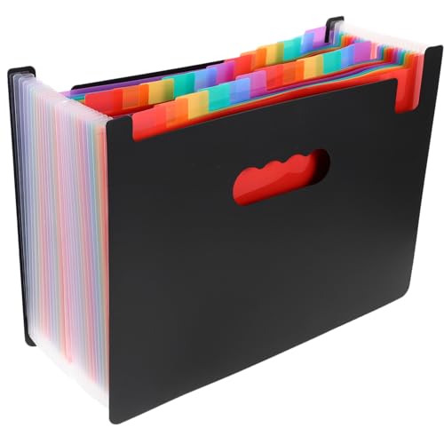 ARTIBETTER Regenbogen Akkordeontasche Akkordeonordnerhalter Ordner Organizer Erweiterbarer Ordner Mit Trennwänden Schul Multi Ordner Erweiterbarer Aktenordner Erweiterbarer Organizer von Artibetter