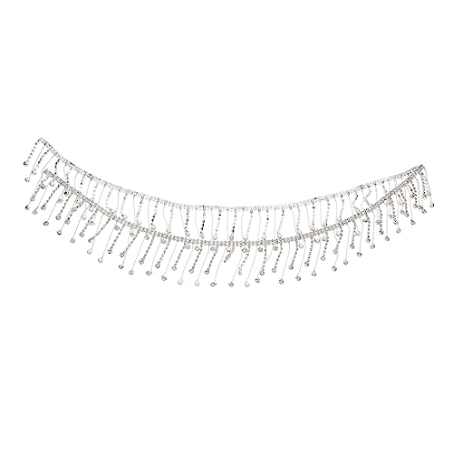 ARTIBETTER Rhinestone Quaste Kette Dekorative Strass Kette für Diy Bastelarbeiten Silberne Glitzerquasten für Kleidung und Hochzeitsdekoration ARTIBETTER Rhinestone Quaste Kette Dekorative Strass Kette für Diy Bastelarbeiten Silberne Glitzerquasten für Kleidung und Hochzeitsdekoration von Artibetter
