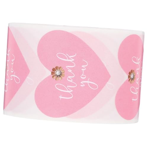 ARTIBETTER Rollenklebesticker Herzform Rosa Selbstklebende Dankeschön Aufkleber für Briefe Karten und Bastelprojekte Organisieren und Beschriften ARTIBETTER Rollenklebesticker Herzform Rosa Selbstklebende Dankeschön Aufkleber für Briefe Karten und Bastelprojekte Organisieren und Beschriften von Artibetter