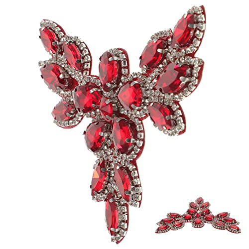 ARTIBETTER Schuhblume Aus Strass Applikationen Stoffflecken Klebstoff Patch Bestickt Flicken Aufnähen Kleidung Dekoration Kleidungsflicken Selber Machen Rot Strasssteine ARTIBETTER Schuhblume Aus Strass Applikationen Stoffflecken Klebstoff Patch Bestickt Flicken Aufnähen Kleidung Dekoration Kleidungsflicken Selber Machen Rot Strasssteine von Artibetter