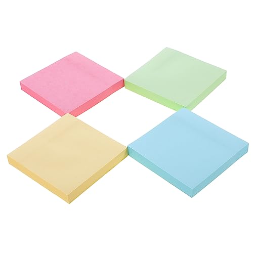 ARTIBETTER Selbstklebende Notizzettel Bunte Quadratische Memo Pads für Zuhause Praktische Haftnotizen für Büro Schule und Alltag von Artibetter