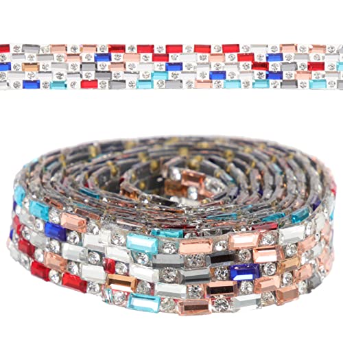 ARTIBETTER Selbstklebende Strassbänder: Glitzerndes Strassband Zum Basteln Von Diy-Kleidung (Stil 2) von Artibetter