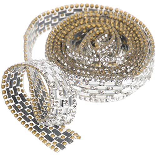 ARTIBETTER Selbstklebende Strassbänder: Glitzerndes Strassband Zum Basteln Von Diy-Kleidung (Stil 4) von Artibetter