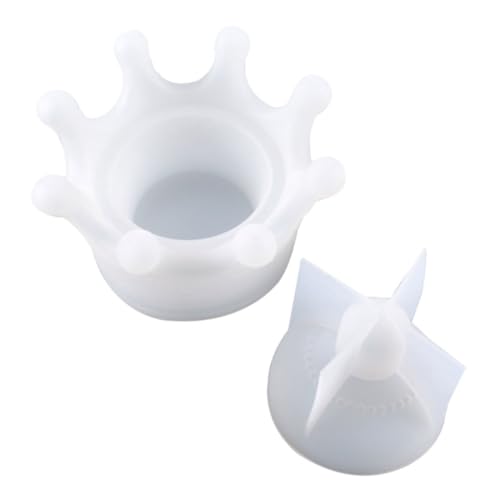 ARTIBETTER Silikonform Crown Storage Box mit Festem Deckel Resin Gussform für Schmuck Kerzenhalter Wiederverwendbar Feine Verarbeitung für DIY Epoxidharz Aufbewahrungsbox Kreative Bastelideen ARTIBETTER Silikonform Crown Storage Box mit Festem Deckel Resin Gussform für Schmuck Kerzenhalter Wiederverwendbar Feine Verarbeitung für DIY Epoxidharz Aufbewahrungsbox Kreative Bastelideen von Artibetter