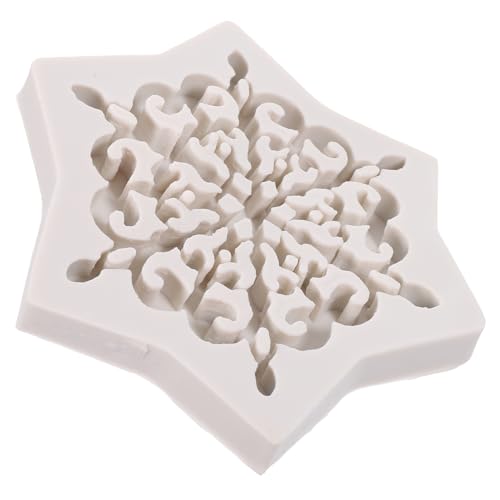 ARTIBETTER Silikonform für Untersetzer Schneeflocken Mold für Epoxidharz Diy Bastelzubehör für Kreative Projekte Leicht und Platzsparend Einfach zu Verwenden Reinigen von Artibetter