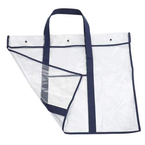ARTIBETTER Skizzenblock-Tasche Unterlagen organisieren Taschen-Organizer-Beutel Planke Bretter groß Aktenhalter Dateispeicher Dokumenttasche Bag Organizer Ordner Aufbewahrungstasche PVC Blau von Artibetter