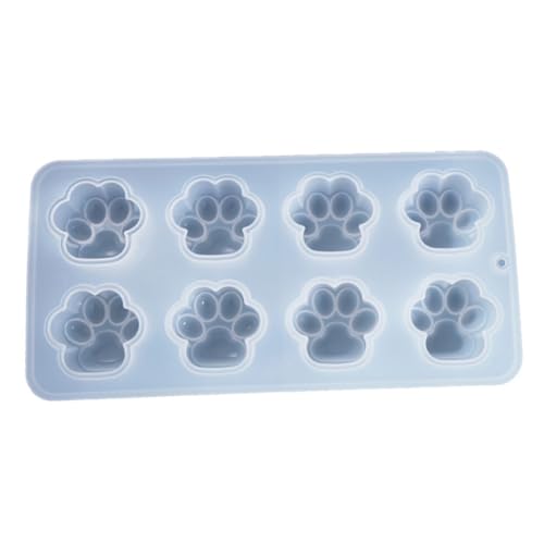 ARTIBETTER Spiegel Matte Silikonform für Katzenpfoten DIY Epoxidharz Gießform für Bastelprojekte Silikonform für Schmuck Schlüsselanhänger und Dekoration von Artibetter