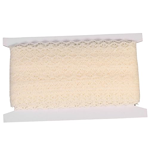 ARTIBETTER Spitzen zubehör Hochzeitsbänder Spitzenband Baumwolle nähen handwerk dekoration Verschönerung weißes Band Kantenbesatz Stoff Band zum Basteln Bandspitze Nähband Polyestergarn Gelb ARTIBETTER Spitzen zubehör Hochzeitsbänder Spitzenband Baumwolle nähen handwerk dekoration Verschönerung weißes Band Kantenbesatz Stoff Band zum Basteln Bandspitze Nähband Polyestergarn Gelb von Artibetter