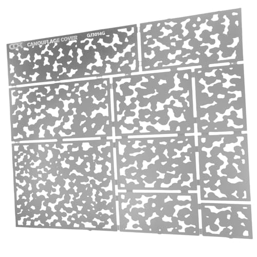 ARTIBETTER Sprühabdeckung Tarnschablone Tarnung Sprühen Tarnfarbe Wiederverwendbare Sprühschablonen Takensprühfarbe Schablone Tarn-diy-schablonen Malvorlagen Silber Rostfreier Stahl ARTIBETTER Sprühabdeckung Tarnschablone Tarnung Sprühen Tarnfarbe Wiederverwendbare Sprühschablonen Takensprühfarbe Schablone Tarn-diy-schablonen Malvorlagen Silber Rostfreier Stahl von Artibetter