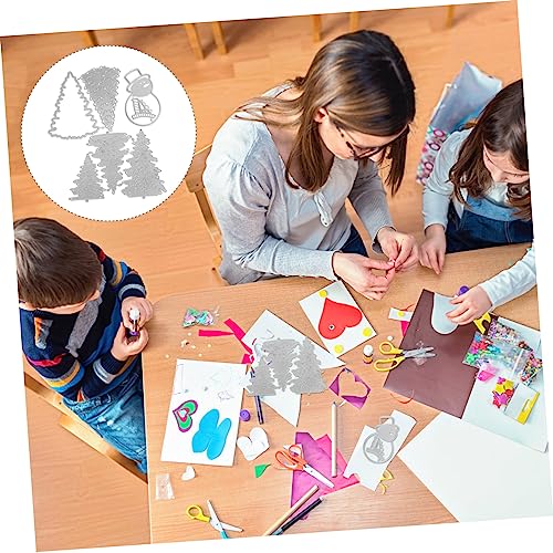 ARTIBETTER Stereoskopische Weihnachtsbaum Stanzform aus Metall DIY Präge und Schneidwerkzeug für Scrapbooking Albumdekoration mit Schneemann und Fünf Weihnachtsbaumdesigns Langlebig und ARTIBETTER Stereoskopische Weihnachtsbaum Stanzform aus Metall DIY Präge und Schneidwerkzeug für Scrapbooking Albumdekoration mit Schneemann und Fünf Weihnachtsbaumdesigns Langlebig und von Artibetter
