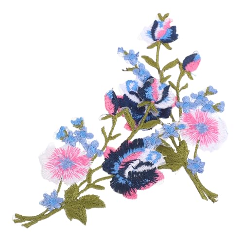 ARTIBETTER Stickapplikationen zum Aufbügeln und Aufnähen Blumenmotive Vielseitige Stoffpatches für Kleidung Taschen Hüte Modische Diy-bügelbild Näh-deko von Artibetter