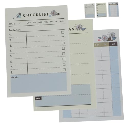 ARTIBETTER Tear Off Notizblock Planer Tragbarer Planer für Tages Wochen und Monatsorganisation für Notizen To Do Listen und Zeitmanagement Praktisch von Artibetter