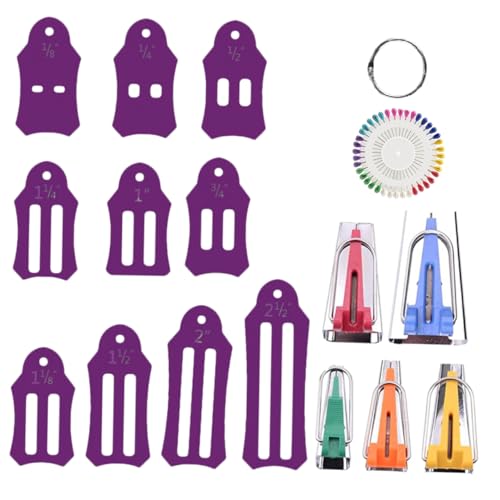 ARTIBETTER Teiliges Schrägebandformer Set mit Nadel und Faltwerkzeug Vielseitiges Stoff Nähzubehör für Quilten DIY Handarbeiten Präzises Zeitsparendes Nähen für Hobbyschneider und ARTIBETTER Teiliges Schrägebandformer Set mit Nadel und Faltwerkzeug Vielseitiges Stoff Nähzubehör für Quilten DIY Handarbeiten Präzises Zeitsparendes Nähen für Hobbyschneider und von Artibetter