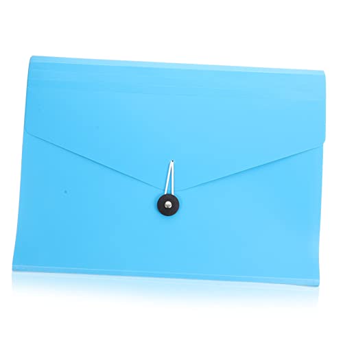 ARTIBETTER Test Papier Clip Orgel Tasche Dokumentieren Rechnung Abteil Aktenordner Für Den Schreibtisch Dateiordner-organizer Taschenordner Veranstalter Büroorganisator Pp Himmelblau von Artibetter