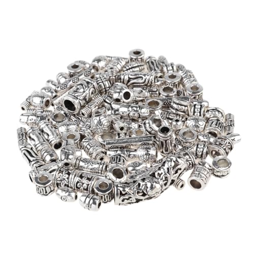 ARTIBETTER Tibetische Silberperlen DIY Schmuckzubehör Kleine Handgemachte Perlen für Armbänder Halsketten Ohrringe Basteln Erwachsene Langlebiges Legierungsmaterial ARTIBETTER Tibetische Silberperlen DIY Schmuckzubehör Kleine Handgemachte Perlen für Armbänder Halsketten Ohrringe Basteln Erwachsene Langlebiges Legierungsmaterial von Artibetter