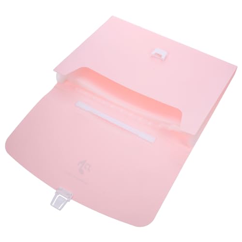 ARTIBETTER Tragbarer Orgelbeutel Aktenordner Hand Akkordeon Aktenordner Ordner Organisationsordner Aktenhalter Organizer Aktenaufbewahrungsordner Quittungshalter Aktenordner Rosa von Artibetter