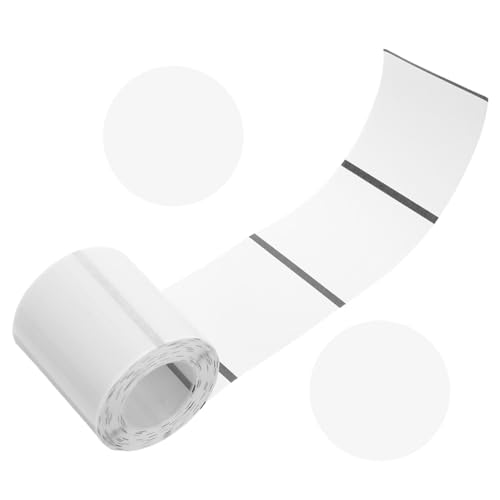 ARTIBETTER Transparente Runde Thermoetiketten Selbstklebend Haltbare Transparente Thermopapieraufkleber Starke Klebkraft Vielseitig für Diy-labels Preis Barcodeetiketten von Artibetter