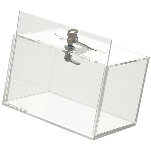ARTIBETTER Transparente Vorschlagsbox Mit Schloss Sicherer Kummerkasten Für Geldgeschenke Und Beschwerden Aus Hochwertigem Für Hochzeiten ARTIBETTER Transparente Vorschlagsbox Mit Schloss Sicherer Kummerkasten Für Geldgeschenke Und Beschwerden Aus Hochwertigem Für Hochzeiten von Artibetter