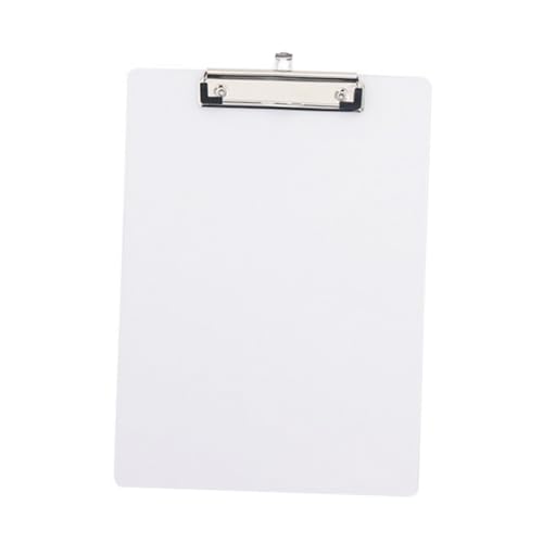 ARTIBETTER Transparentes PVC Klemmbrett Schreibplatte Bruchsicher Flexibel Praktischer Dokumentenorganizer für Schule Büro Zuhause Leicht Tragbar Vielseitig Einsetzbar von Artibetter