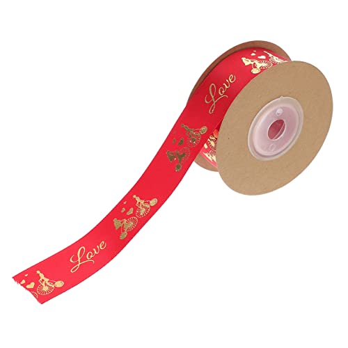 ARTIBETTER Valentinstags Geschenkband DIY Dekorationsband für Hochzeiten Partys und mit Liebevollem Muster Yards für Verpackungen und Festliche Anlässe von Artibetter