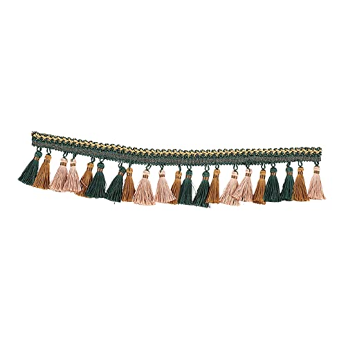 ARTIBETTER Vorhangspitze Fransenbänder Gardinenspitze Quaste Quaste Zum Aufnähen Schärpen Spitzenbesatz Fransen Dekorative Fransenborte Quastenbesatz Hochzeitsstoff Bunt Armeegrün Polyester ARTIBETTER Vorhangspitze Fransenbänder Gardinenspitze Quaste Quaste Zum Aufnähen Schärpen Spitzenbesatz Fransen Dekorative Fransenborte Quastenbesatz Hochzeitsstoff Bunt Armeegrün Polyester von Artibetter