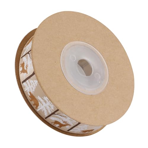 ARTIBETTER Weihnachtliches Geschenkverpackungsband Breit Yards mit und Bär Polyester Schleifenband für Geschenkverpackung Weihnachtsdeko Party und Hochzeitsdekoration ARTIBETTER Weihnachtliches Geschenkverpackungsband Breit Yards mit und Bär Polyester Schleifenband für Geschenkverpackung Weihnachtsdeko Party und Hochzeitsdekoration von Artibetter