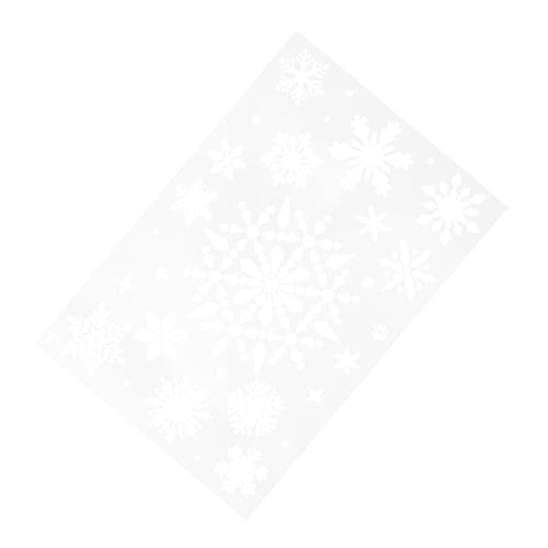ARTIBETTER Weihnachts-Schneeflocke-Vorlage Winterschablonen Dekorationen Weihnachts-Schablone Dekoration Weihnachten Lampenschirm-Schablone Wiederverwendbare Schablonen zum Malen das Haustier von Artibetter